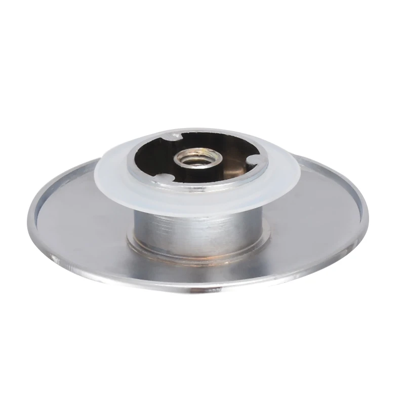 Chrome Zinc Alloy Basin Push Button Waste Bathroom Sink Easy Click Clack Plug Pop Up Push Button 66mm For Bathroom Hardware