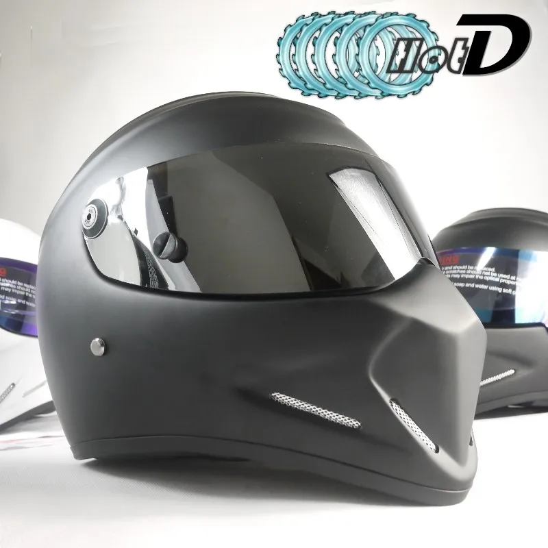 The Stig Helmet Matte Back Silver Visor Model Demo