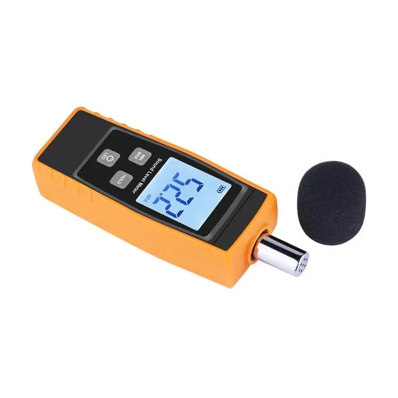 30-130dB мини аудио уровень звука метр децибел шум измерительный прибор детектор цифровой диагностический инструмент автомобильный микрофон