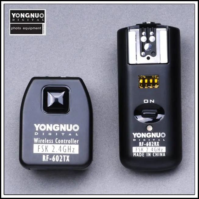 Yongnuo RF 602 for Nikon, Wireless Remote Flash Triggerin Flashes from