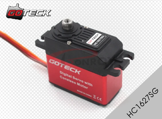 

Goteck HC1627SG digital coreless High Speed Servo motor with high torque 26/29kg-cm in 6V/7.4V for Car model