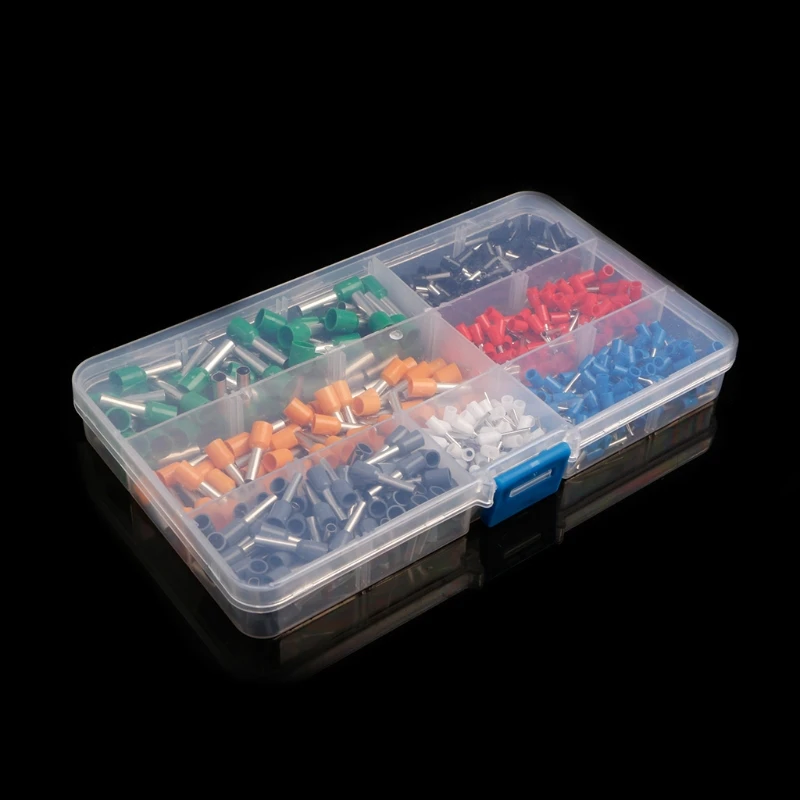 

600 Pcs Insulated Cord End Terminal Bootlace Cooper Ferrules Kit Set Wire