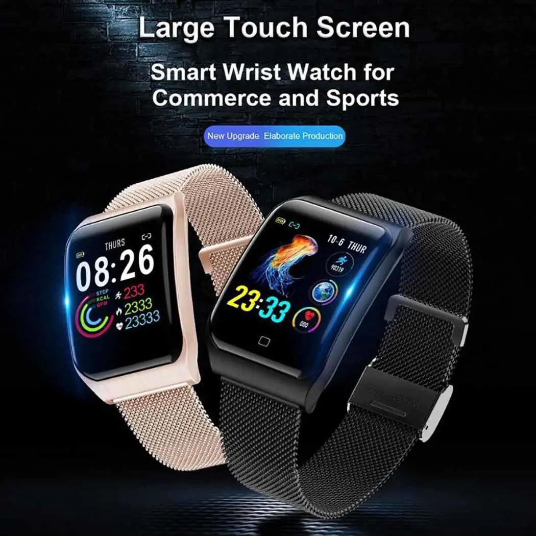 

Touch Screen Smart Watch Social Entertainment Pedometer Exercise Buckle Causal, Outdoor, etc 24cm Bracelet