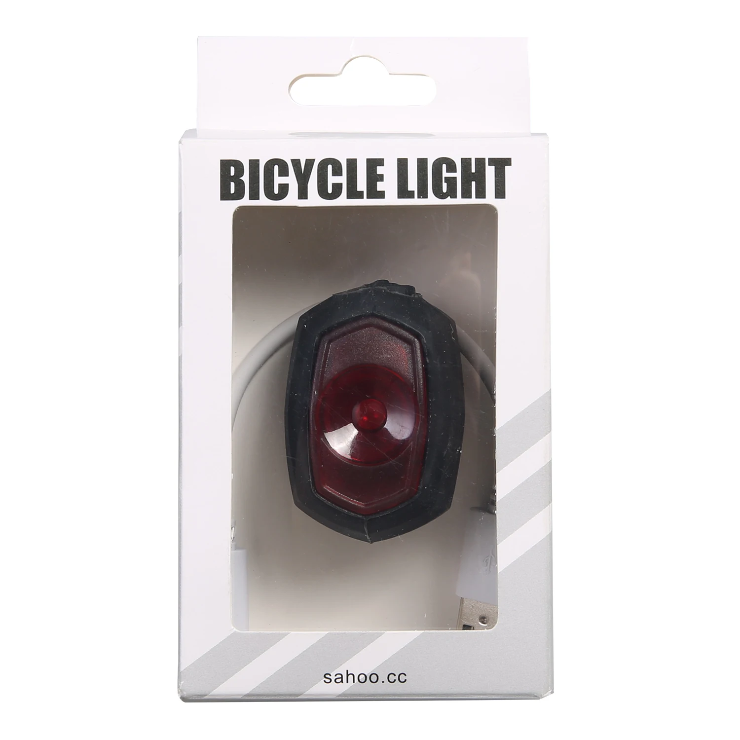 Top SAHOO Rechargeable LED USB Mountain Bike Tail Light Taillight MTB Safety Warning Bicycle Rear Light Bicycle front Lamp, 71392 5