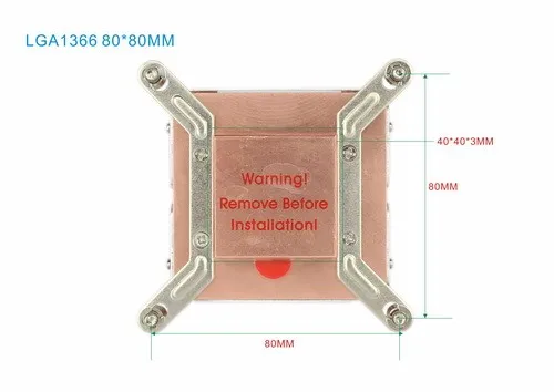 Hcipc P302-1 HCFA1 LGA1366 охлаждающий вентилятор и радиаторы, 2U Процессор кулер, LGA1155/1150/1156/1366 Медь Процессор кулер, 2U ЦП сервера кулер