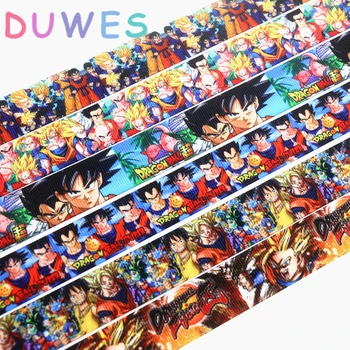 

DUWES 50yards ba printed grosgrain Ribbon Accessory hairbow headwear decoration Wholesale OEM DIY D930