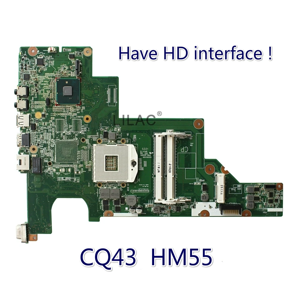 

Original For HP CQ43 CQ57 430 431 435 630 635 laptop notebook integrated motherboard HM55