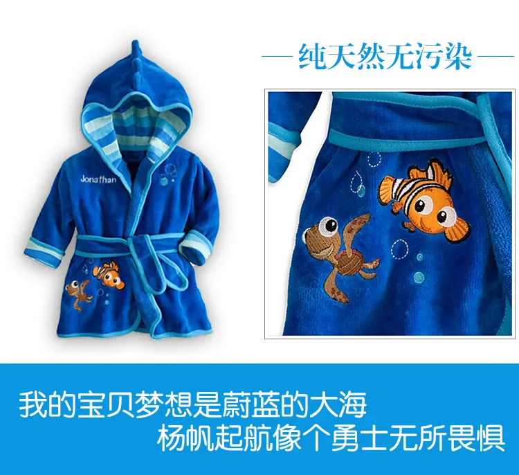 Производители продают фланелевый халат и детский домашний халат для мальчиков и девочек с героями из мультфильмов