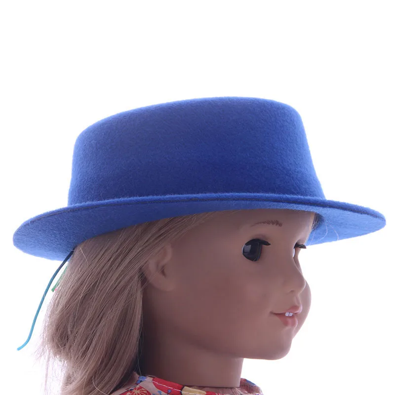 12 цветов для отдыха, прогулок, путешествий шляпа от солнца подходит 18 дюймов Американский& 43 см Baby-Doll Одежда и аксессуары,(купить 3 или более