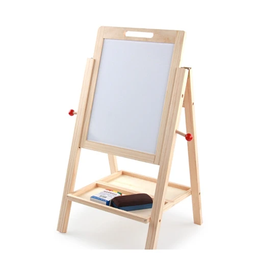 children puzzle wood sketchpad work the blackboard double wooden panel Graffiti drawing board toys learning education toy