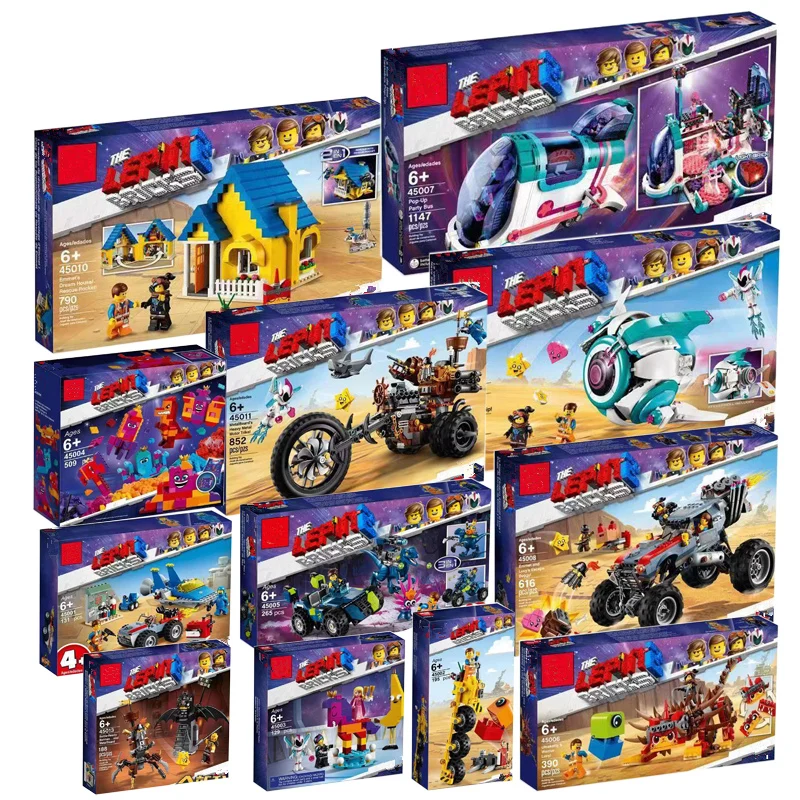 

New 2019 Compatible Legoing Movie 2 Rex's Rex-treme Offroader Blocks Bricks Building 70821 70826 Educational Toys Model Gifts