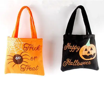 Loot Party Pumpkin Trick Or Treat Tote Bags Kids Child Loot Party Pumpkin Trick Or Treat Tote Bags Kids Child Candy Bag Toy Hand In Storage From Home Garden On