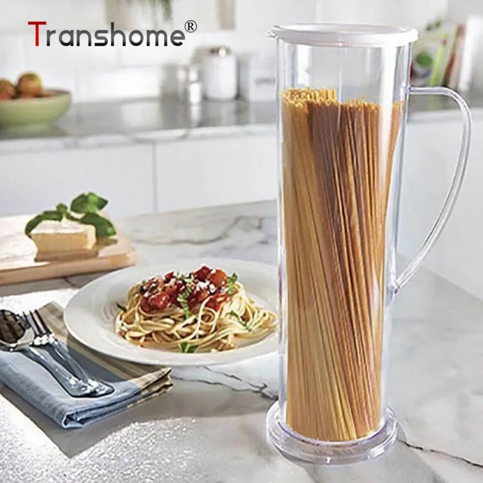 Transhome 1Pcs Pasta Express Spaghetti Maker Pasta Cook Tube Container