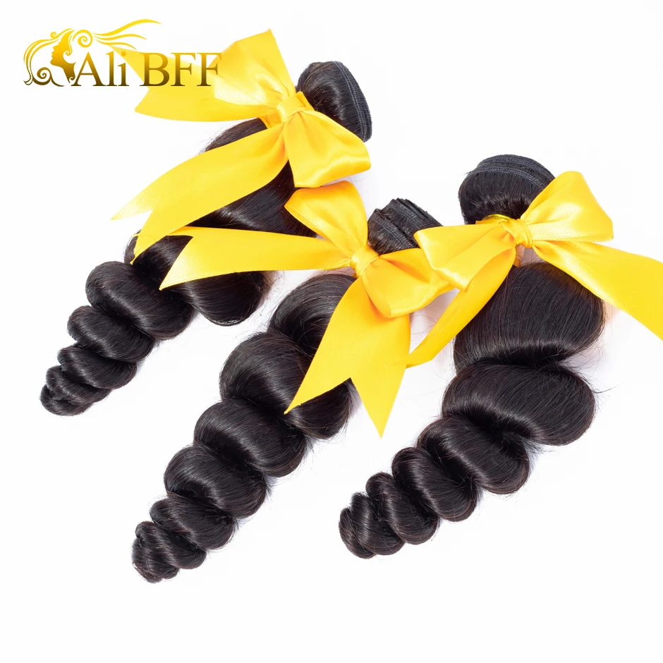 ALI BFF Hair Malaysia Loose Wave 1Bundles 3 Bundle 4 Bundles 100% Remy Human Hair Extensions human Hair Weave Bundles ALI BFF Hair Malaysia Loose Wave 1Bundles 3 Bundle 4 Bundles 100% Remy Human Hair Extensions human Hair Weave Bundles