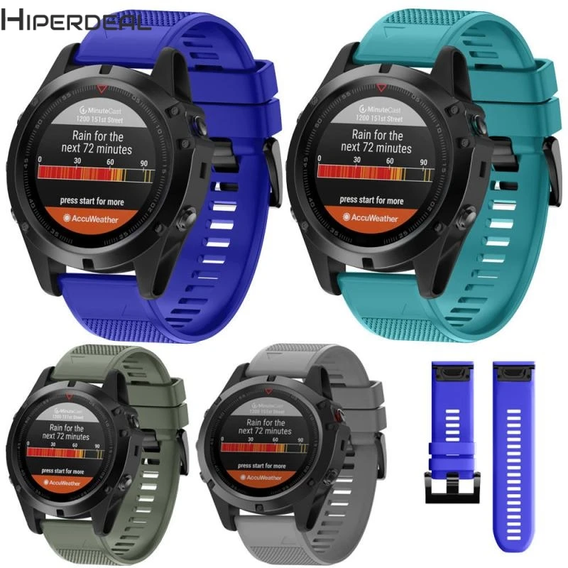 

HIPERDEAL New Replacement Silicagel Quick Install Band Strap For Garmin Fenix 5X GPS Watch 17Dec20 Droshipping F