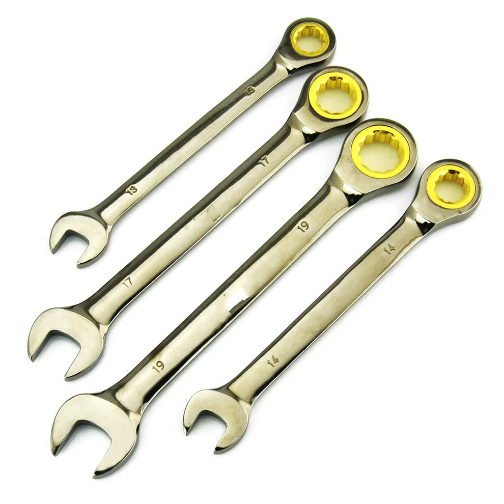 Шестигранный гаечный ключ из хромированной ванадиевой стали 3 шт.|ratchet handle wrench|metric