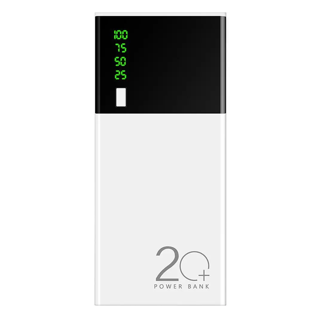 10000 мАч Внешний аккумулятор повербанк 2 USB светодиодный power Bank портативный