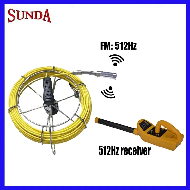 40 м кабель осмотр трубы камера 512 Гц зонда локатора W/" TFT монитор Змея видео инспекционной камеры DVR записи весь набор