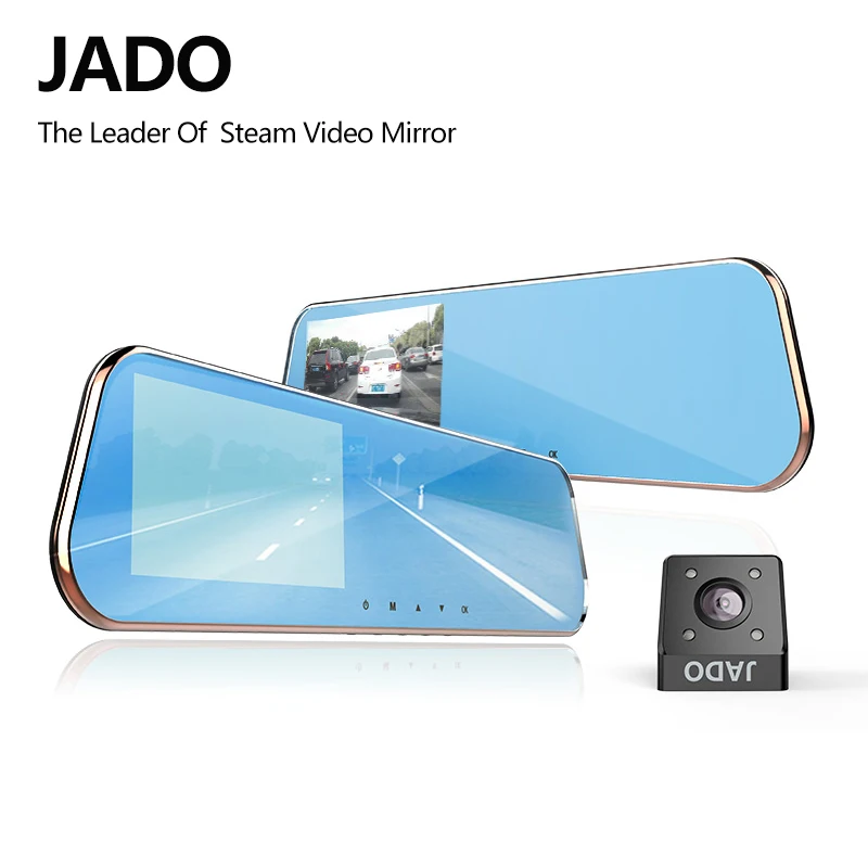 JADO D610S Novatek Автомобильный видеорегистратор 5 0 IPS экран Full HD 1080P с двумя объективами