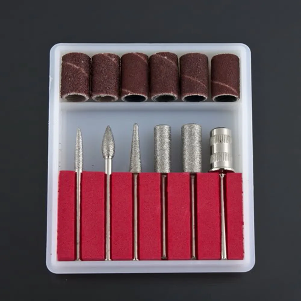 

2box 12pcs Nail art tools electric nail Drill bits Machine Manicure Professional tool file Replacement For Electric Nail Drill