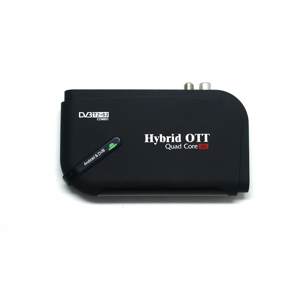  Android 7.1 TV Box DVB T2 S2 Satellite Terrestrial Receive Smart Media Player Amlogic S905D DVB T2+