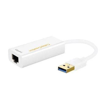 

USB to Ethernet Adapter,SuperSpeed USB 3.0 to RJ45 Gigabit Network Adapter Supporting 10/100/1000 Mbps for MacBook,iMac,XPS,