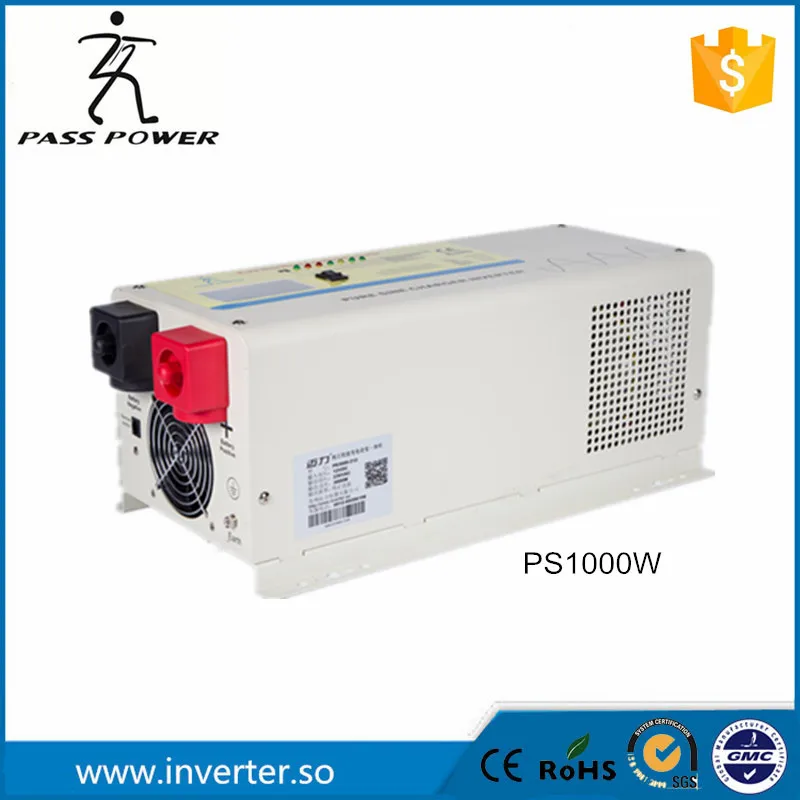 

Factory selling ups system LCD display 50Hz 12v/24v 1000w dc to ac inverter charger inverter pure sine wave dc ac inverter