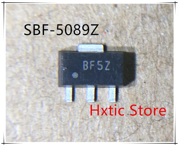 10pcs SBF 5089Z SBF 5089 SBF5089Z SBF5089 MARKING BF5Z SOT 89 IC