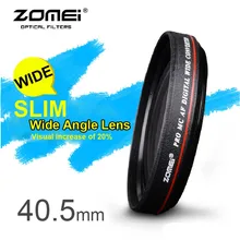 ZOMEI Ultra Slim 40.5 мм 0.45x Широкоугольный Объектив Фильтра Для Nikon Canon Camera