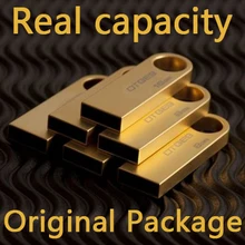 Брендовый Металлический мини-накопитель 64 ГБ USB флеш-накопитель 64 ГБ флеш-накопитель 32 ГБ 16 ГБ 8 ГБ накопители подарки карта памяти оригинальная посылка