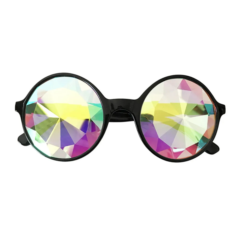 Калейдоскоп очки рейв фестиваль вечерние EDM солнцезащитные очки Diffracted линзы модные очки Аксессуары Анти-УФ для женщин и мужчин солнцезащитные очки