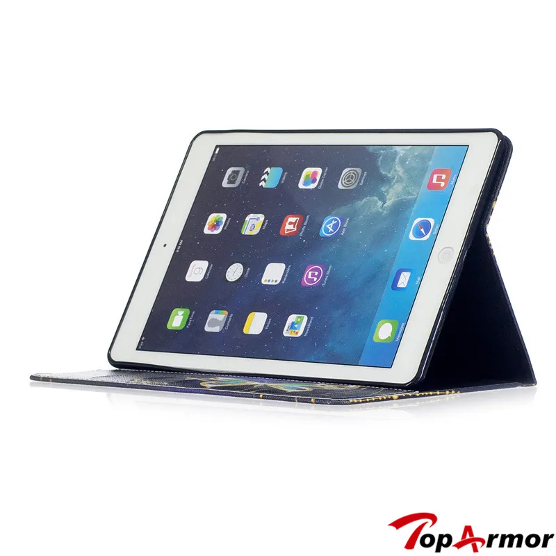 Toparmor чехол для Apple iPad Air Smart PU кожа силиконовый чехол подставка Flip дети Обложка для iPad 5 A1474 1475 1476