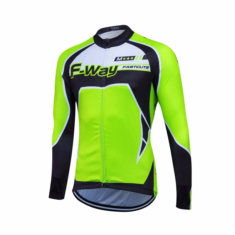 Fastcute теплые 2016 Pro зима Термальность флис Велоспорт Джерси Ropa Ciclismo MTB с длинным рукавом Для мужчин велосипед одежда Костюмы Майо # xl-01