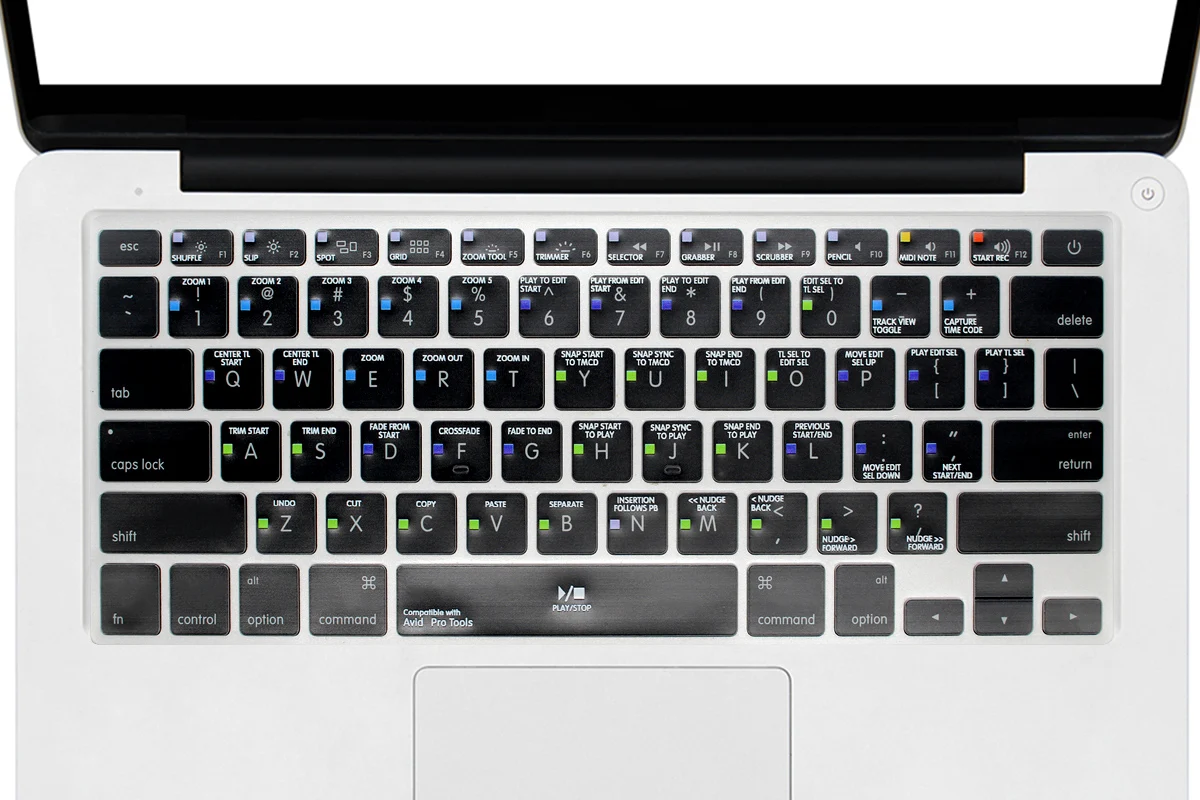 Для Macbook Pro Air 13 15 17 США Avid Pro инструменты ярлык горячий ключ функциональный Tpu подсветка клавиатуры Обложка протектор кожи