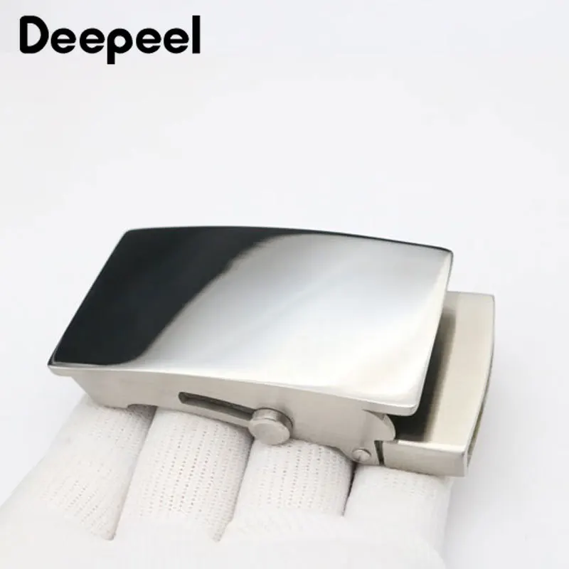 

Deepeel 1pc 36mm/39mm Men's Stainless Steel Belt Buckle Roller Toothless Automatic Buckle Head DIY Casual luxury Belt Accessory