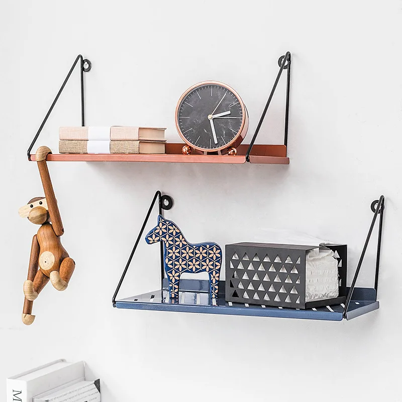 الشمال الجدار الديكور مجلة تخزين حامل معدني رفوف الحديثة تصميم شماعات ل ممر القضبان bookrack