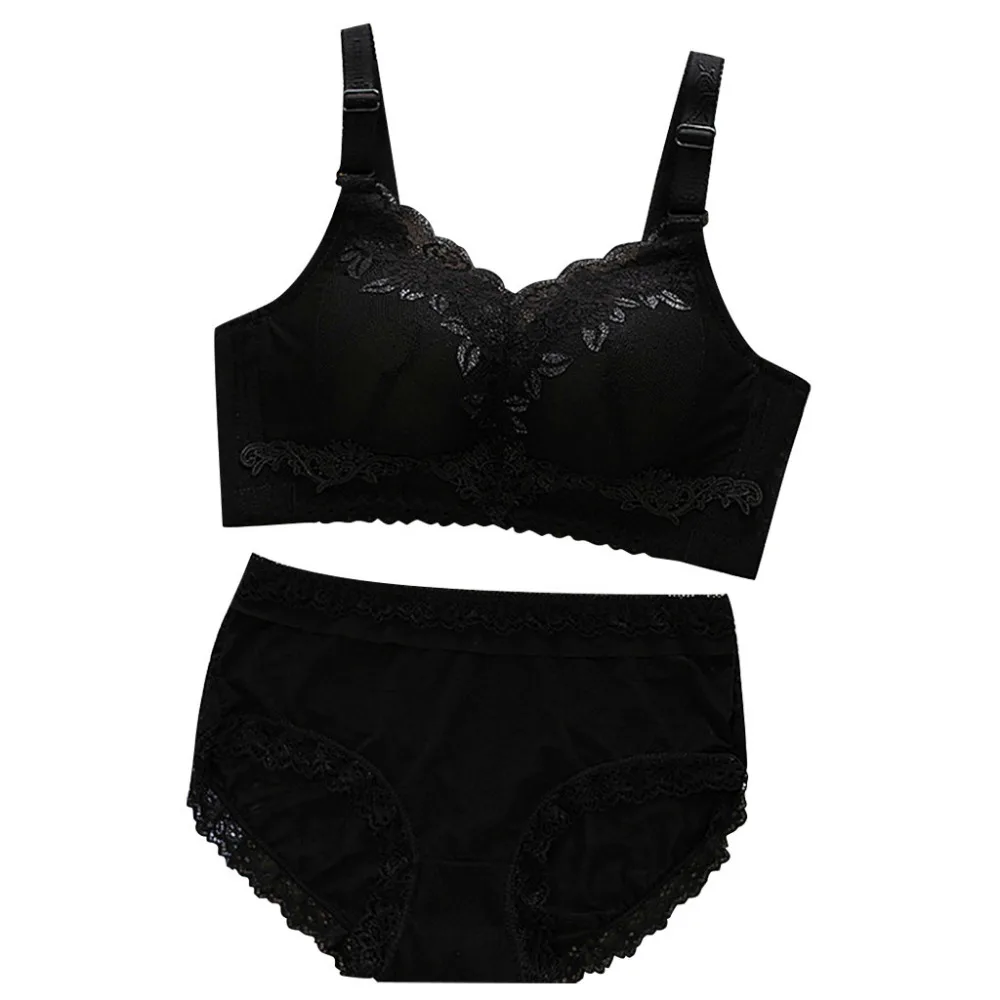 2019 Woman sexy sports bra set comfortable sexy lace underwear seamless push up girls underwear yoga bra top para mujeres 40J4 (4)