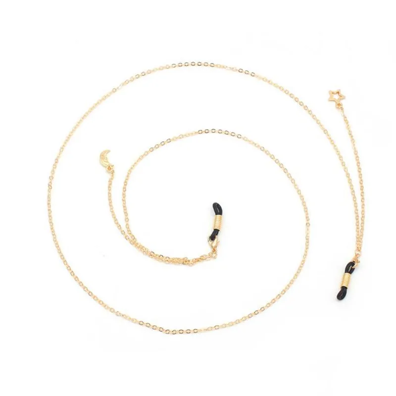 

Fashion Reading Glasses Chain for Women Metal Sunglasses Cords Beaded Eyeglass Lanyard Hold Straps Star Moon Eyewear Retainer