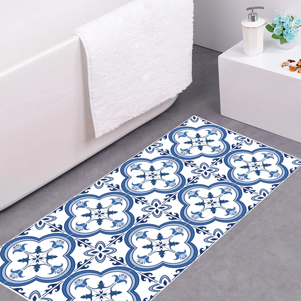 Waterproof Kitchen Wall Tile Sticker Adhesive Peel&Stick Tile Decal Waterproof Bathroom Wall Sticker Decor For Home Decoration