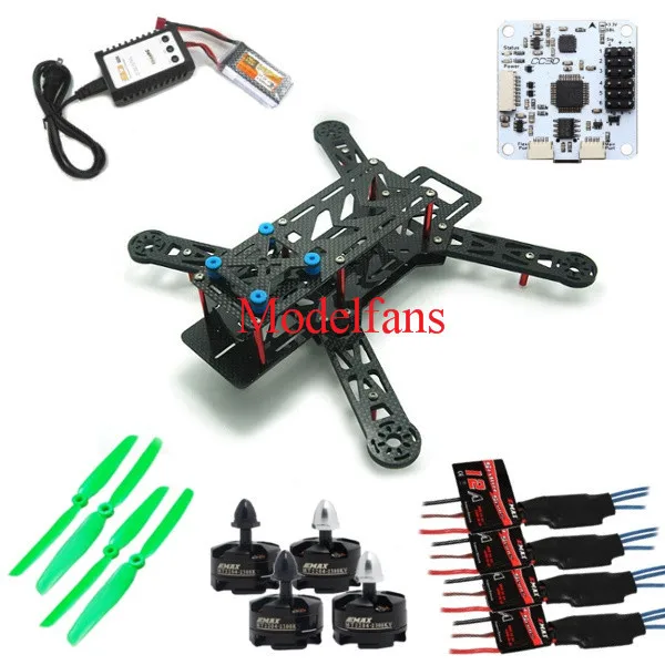 

RC250 Carbon Fiber ARF Combo EMAX MT2204 12A ESC CC3D