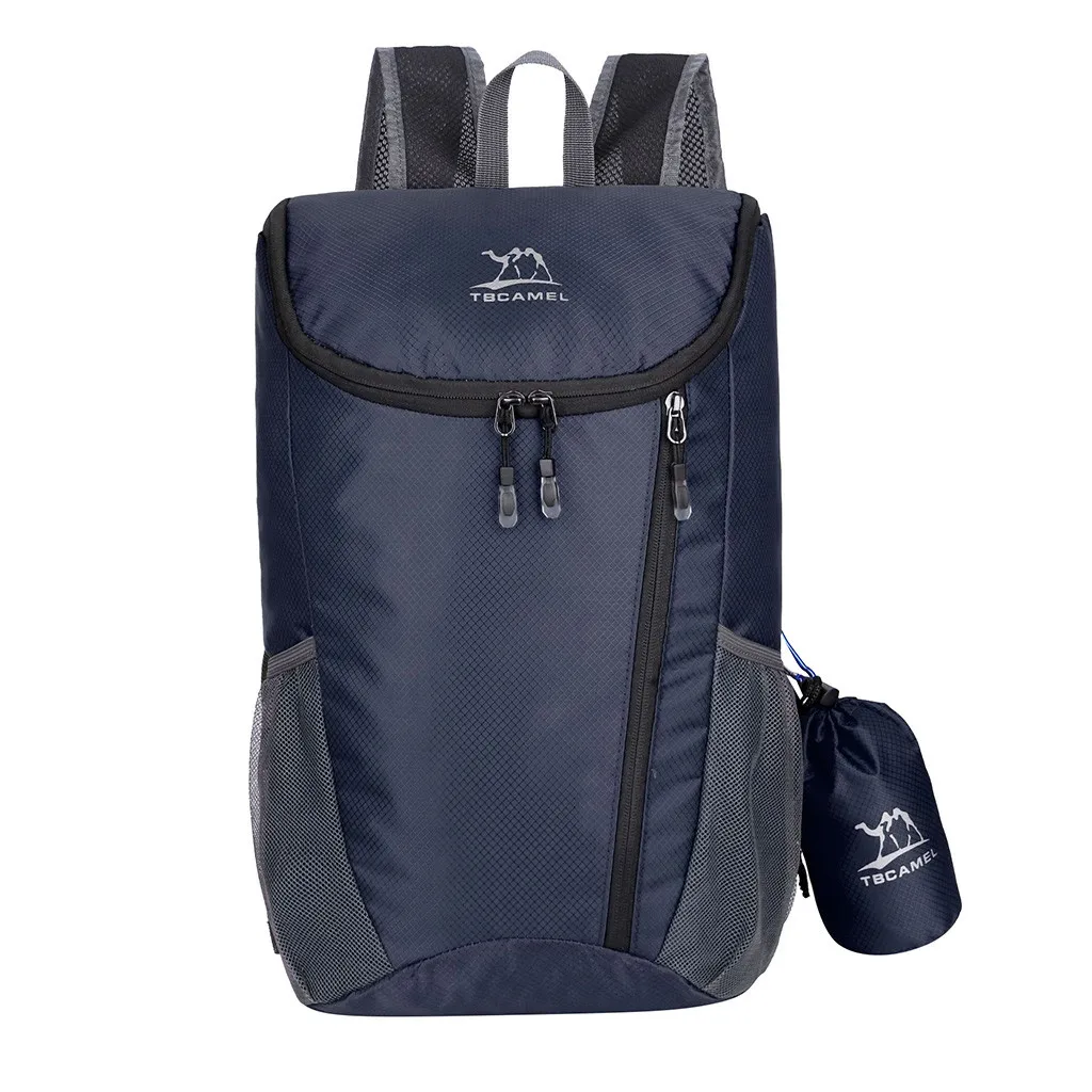 OCARDIAN легкий нейлоновый складной рюкзак Водонепроницаемый рюкзак складная сумка портативный пакет для женщин мужчин Путешествия Черный Рюкзак
