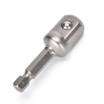 

3pcs Hex Shank Wood Drill Tools Chrome Vanadium Steel Socket Adapter Set to 1/4" 3/8" 1/2" Extension Drill Bits Set Power Tools