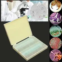 100pcs Biological Microscope Glass Prepared Slides Lab Specimens (English And Chinese label) 100pcs Biological Microscope Glass Prepared Slides Lab Specimens (English And Chinese label)