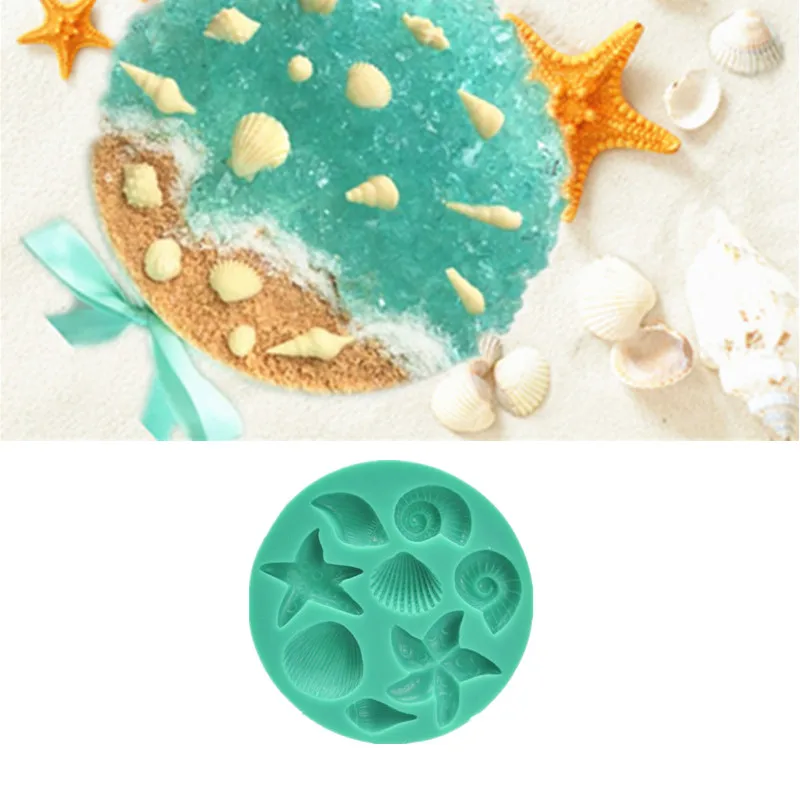Sea Life Silicone Mold Fondant Gunpaste Cake Decorating Tool Cake Mold