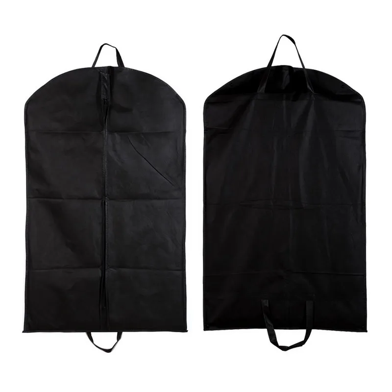 Buy 1pc Black Dustproof Hanger Cover Storage Bags Coat