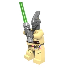 Único Jedi star wars Coleman Trebor Batalha de Geonosis Ataque dos Clones modelos blocos de construção de tijolos brinquedos para as crianças kits