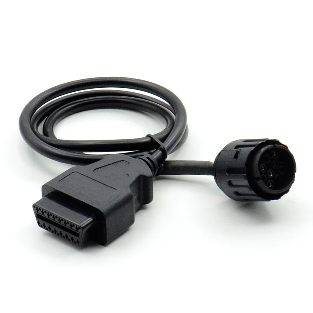 BMW ICOM D 케이블 오토바이 진단 케이블, BMW 10 핀 어댑터, 자동차 진단 도구 obd 16 핀 케이블
