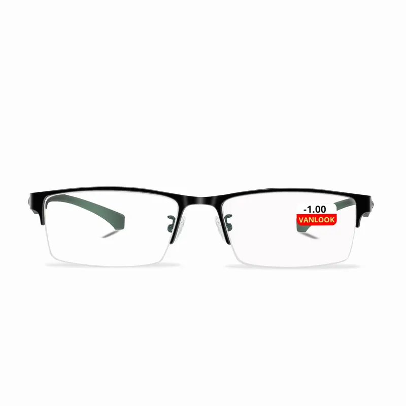 Baratos Gafas de sol fotocromáticas Lente de camaleón Miopía Bloqueo de luz azul Juego de gafas de computadora para hombres para la vista 0.50 0.75 175 5.5 6