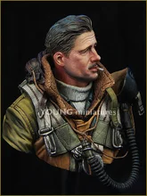 Resin Kits 1 10 US Bomber Command soldier WWII bust Unpainted Kit Resin Model Free