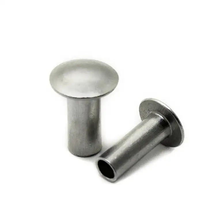 30pcs M4 stainless steel rivet large flat head semi tubular rivets